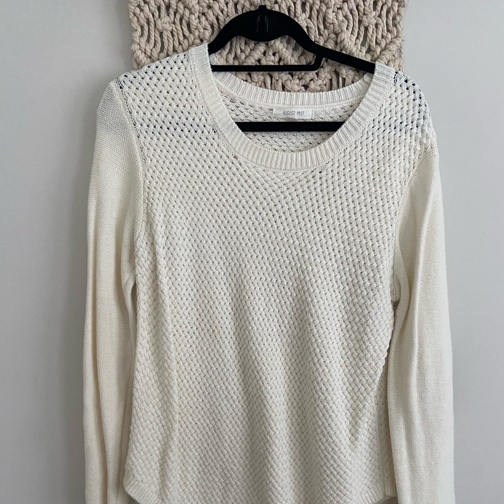 Sweater with elbow patches